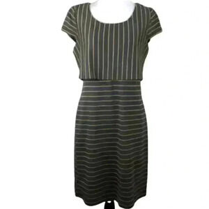 Emma Michele Dress Size Small Striped Pencil
